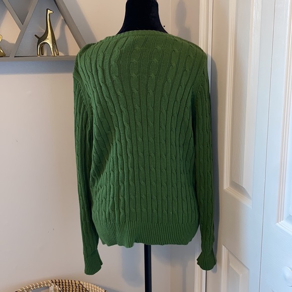 Ladies Sweater, Size Large, Green in EUC with no defects no stains no tears - Picture 5 of 7